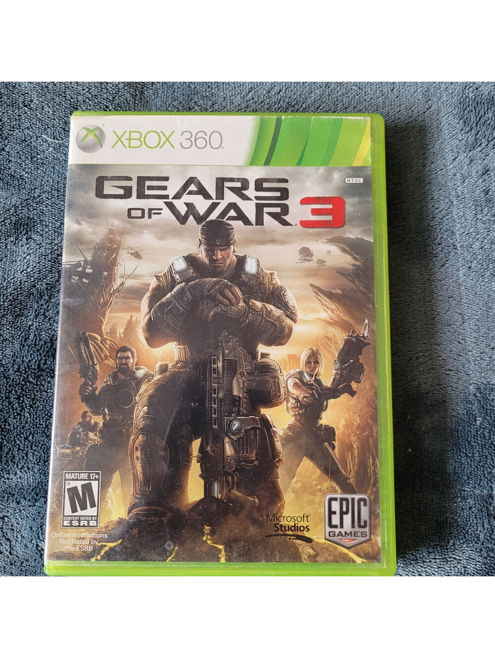 Gears of War 3 Xbox 360 – Missing Manual Tested & Working
